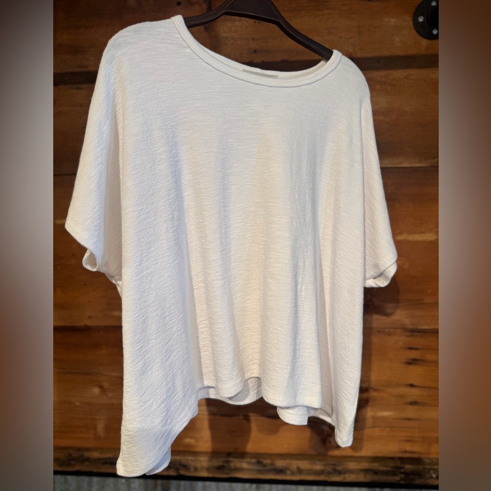 Cotton Slub Oversized Tee